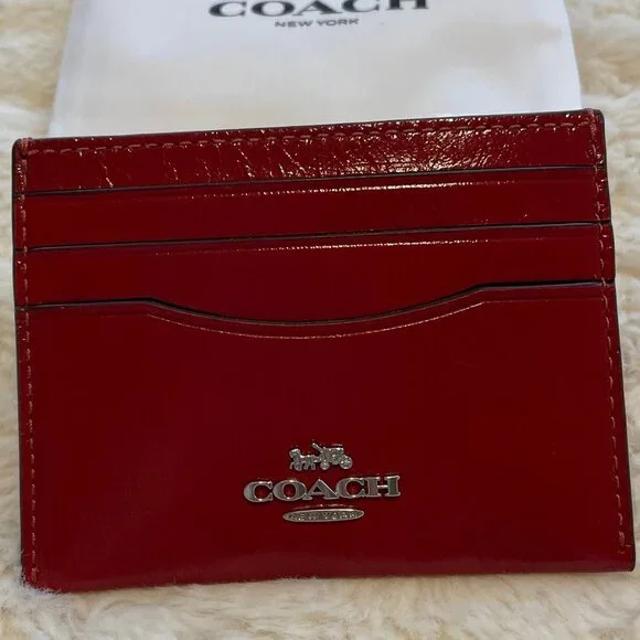 Coach Slim Card Holder with ID window ~ NWT - Picture 6 of 7